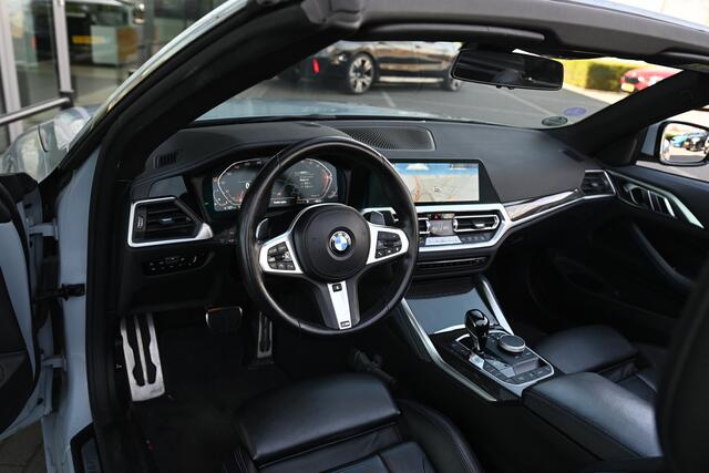 BMW 4-SERIE Cabrio 420i High Executive M Sport Automaat / Achteruitrijcamera / Air Collar / Stoelverwarming / Active Cruise Control / Ambiance verlichting / Stuurverwarming