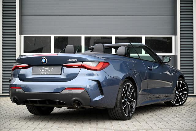 BMW 4-SERIE Cabrio 430i M-SPORT / LEDER / MEMORY / NEKVERWARMING / CAMERA / LED / SFEERVERLICHTING / NL AUTO