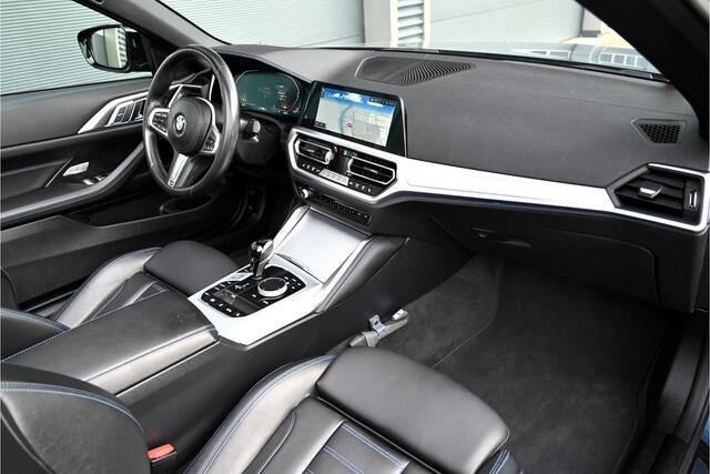 BMW 4-SERIE Cabrio 430i M-SPORT / LEDER / MEMORY / NEKVERWARMING / CAMERA / LED / SFEERVERLICHTING / NL AUTO