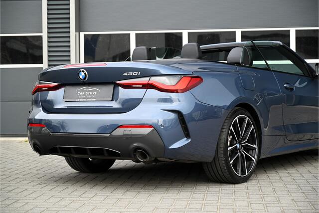 BMW 4-SERIE Cabrio 430i M-SPORT / LEDER / MEMORY / NEKVERWARMING / CAMERA / LED / SFEERVERLICHTING / NL AUTO