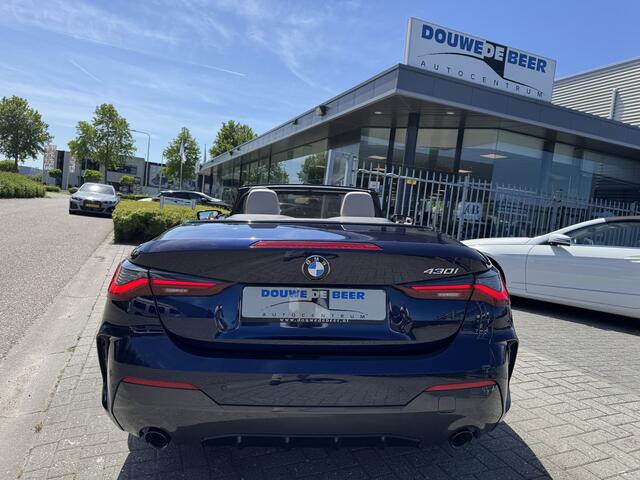 BMW 4-SERIE Cabrio 430i High Executive M sport air scarfe, HiFi systeem, stuur verwarmd, windscherm,