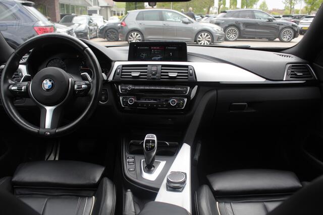 BMW 4-SERIE Gran Coupé 430i High Exe. M Sport / Schuifdak / Camera / Head-up / Harman Kardon / 19'' / Leder / Navigatie / Dodehoek / DAB / Stoelverwarming / Cruise Control