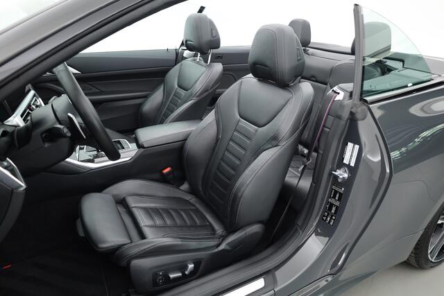 BMW 4-SERIE Cabrio M440i xDrive 374pk | HUD | Laser | Stoel/Stuur/nekverw. | Elek. Trekhaak | 360cam | Leder | Adapt. Cruise