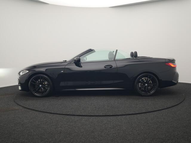BMW 4-SERIE Cabrio 430i M Sport 245pk Dealer O.H. | Adaptief Onderstel | Nekverwarming | Camera | Lederen Sportstoelen Memory & Verwarmd | Hifi Audio | Sfeerverlichting | Stuur Verwarmd | 19"L.M | Blis | Apple Carplay | Navigatie | DAB |