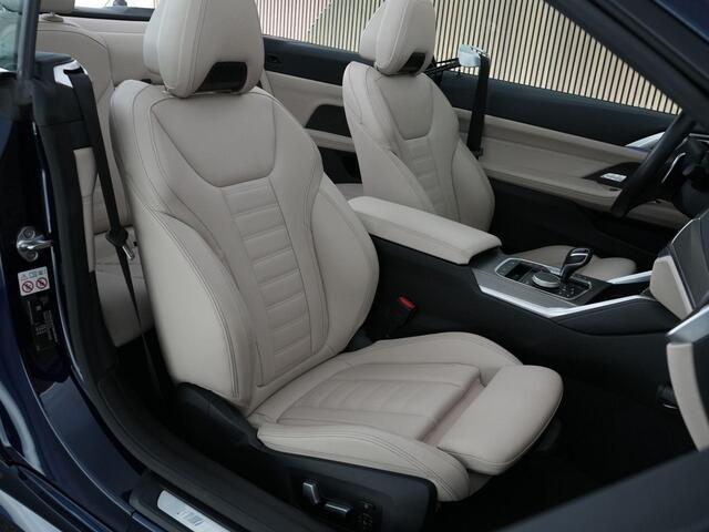 BMW 4-SERIE Cabrio M440i 374pk xDrive High Executive |M-sport|Harman&Kardon|Laser LED|nek verwarming|dealer o.h.|head-up|360 camera|memory|Apple Carplay|stoelverwarming|19" LMV|