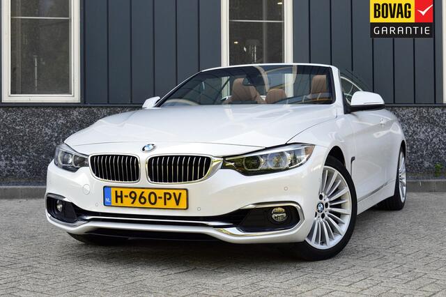 BMW 4-SERIE Cabrio 430i High Executive Edition Rijklaarprijs-Garantie Leder Sport interieur Led Camera Airco Navigatie