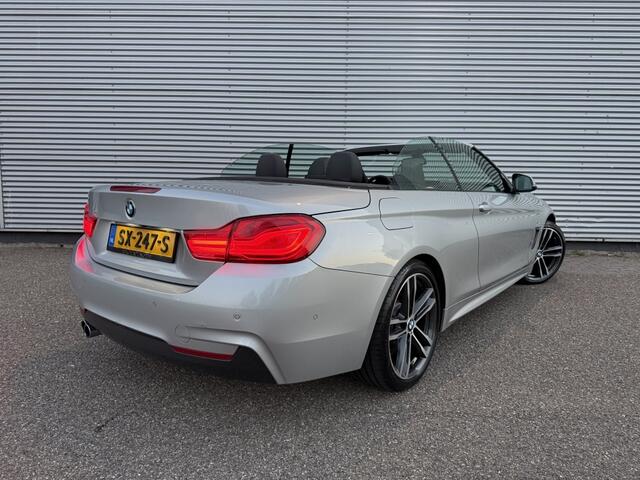 BMW 4-SERIE Cabrio 420i High Exec. M-sport Facelift NAP Dealer OH H&K HUD Leer 19"