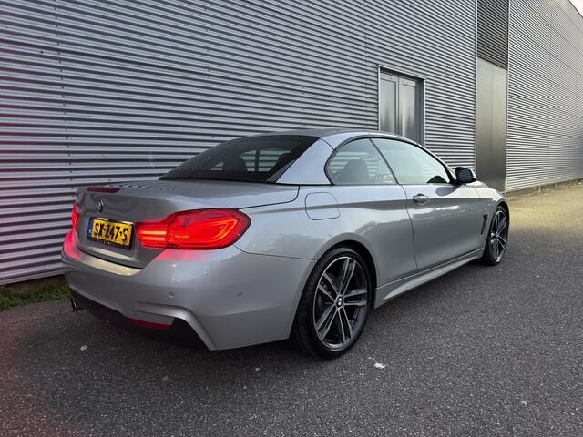 BMW 4-SERIE Cabrio 420i High Exec. M-sport Facelift NAP Dealer OH H&K HUD Leer 19"
