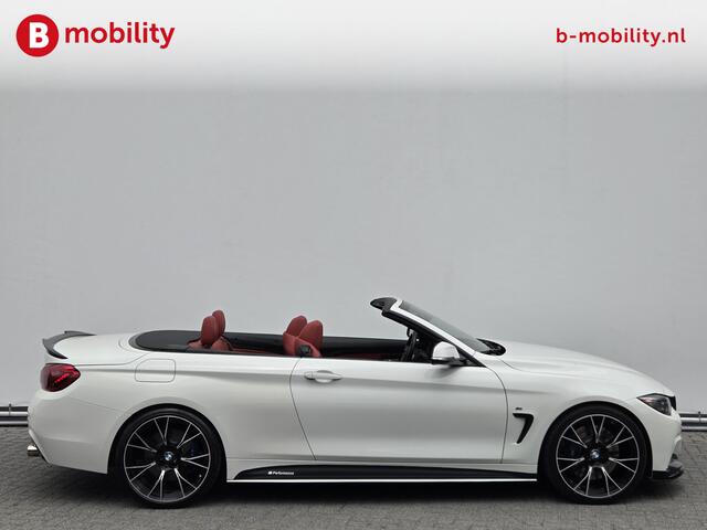 BMW 4-SERIE Cabrio 428i High Executive M-Sport M-Performance Head-Up Hifi Elek.Stoelen | Achteruitrijcamera | Leer | Adaptieve LED Koplampen | Sportstoelen