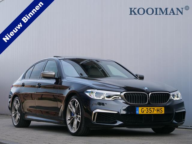 BMW 5-SERIE M550i 530pk xDrive High Executive Automaat Laser / Individual leder / Harman Kardon / Schuifdak