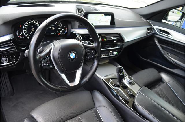 BMW 5-SERIE 540i Individual Nappa leder! 2x Memory stoel | 360 camera | Stoelventilatie | Stoelverwarming + achter | Elektr trekhaak | Schuif/-kanteldak