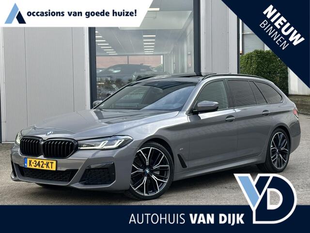 BMW 5-SERIE Touring 520i High Executive M Sport | Pano-Dak/20"/Harman-Kardon/Head-Up/Leder