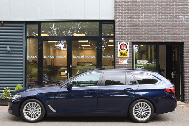 BMW 5-SERIE Touring 530e xDrive Individual Pano/Laser LED/Head-up/Tartufo Leder/360/HK/ACC/Dodehoek/Trekhaak wegkl.