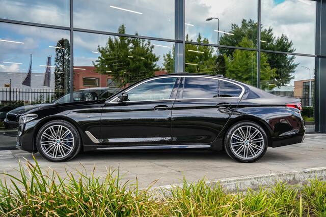 BMW 5-SERIE 540i xDrive 340pk High Executive |M-sportpakket|dealer onderhouden|schuif/kanteldak|Harman&Kardon|HUD|Apple Carplay|luxe lederen bekleding|360 camera|clima control|stoelverwarming|