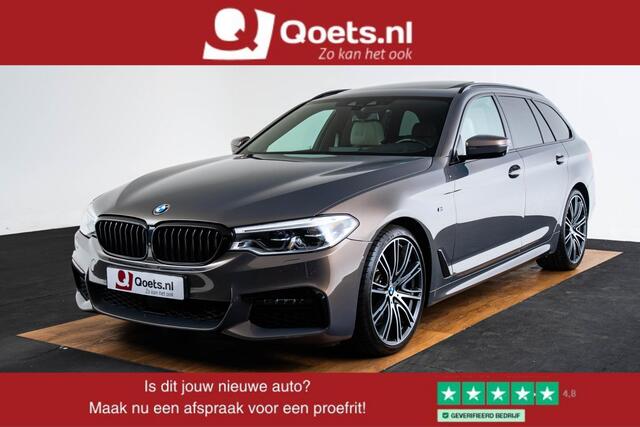 BMW 5-SERIE Touring 540i xDrive High Executive M Sport - Trekhaak - Panoramadak - Soft close - Bowers & Wilkins - Parking/Driving Assistant plus - Stoelventilatie/massage - Verwarmde voor/achterstoelen - Head up -