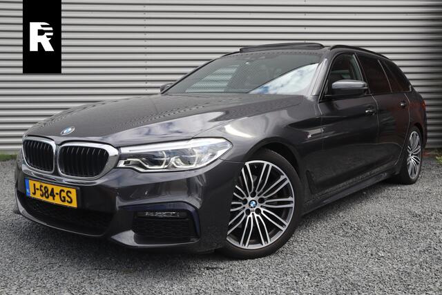 BMW 5-SERIE Touring 520i High Executive M-Sport Leder dashboard / Pano / Individual / Camera / 19inch