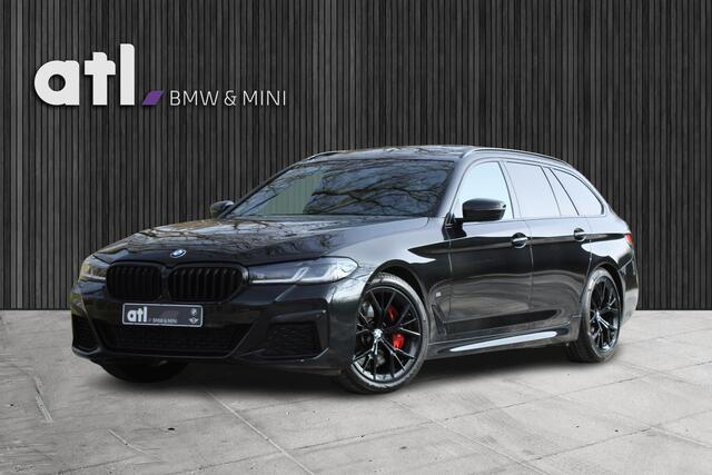 BMW 5-SERIE Touring 540i xDrive Touring M Sportpakket, Panoramadak, M leerstuurwiel, 4-zone, DAB, Grootlicht assistent, BMW Live Cockpit Professional, Adaptieve LED-koplamp, ect.