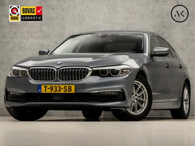 BMW 5-SERIE 530e iPerformance Sport 252Pk Automaat (GROOT NAVI, MEMORY SEATS, LEDER, STOELVERWARMING, GETINT GLAS, CAMERA, COMFORTSTOELEN, ELEK ACHTERKLEP, NIEUWSTAAT)