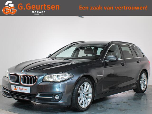 BMW 5-SERIE Touring 520xd High Executive, Nieuwe APK! Xenon, Cruise Control, Stoelverwarming, Lederen Bekleding, Trekhaak