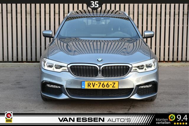 BMW 5-SERIE Touring 520i High Executive M-Sport Pano 360-Camera Leder Memory Head-Up Trekhaak!