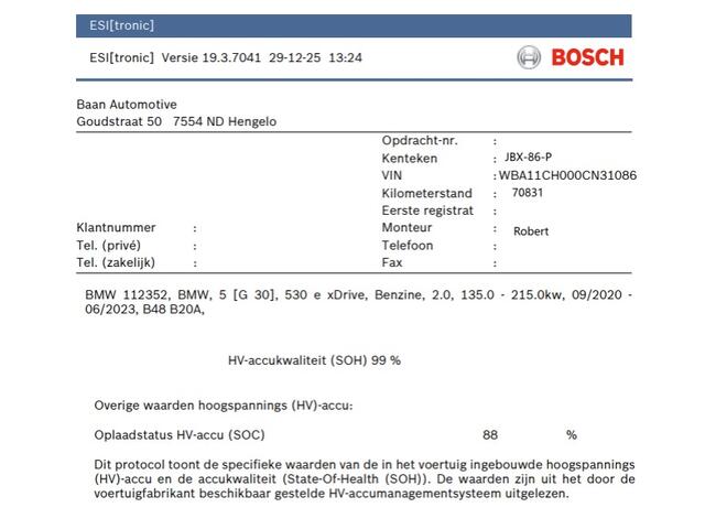 BMW 5-SERIE 530e xDrive M-Sport Pro | M-stoelen | Harman/Kardon | Schuifdak | Adaptive |