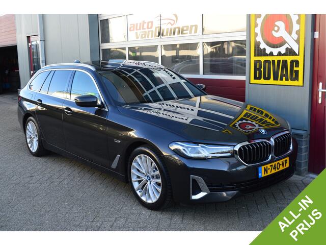 BMW 5-SERIE Touring 530e Business Edition Plus O.a: Pano, PDC, Carplay, Stoelverw, Navi, Clima, Etc. All-in prijs!