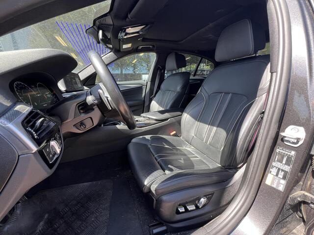 BMW 5-SERIE 530e iPerformance High Executive PHEV 252PK | Schuifkanteldak | Memory Seats | Leder | Adaptieve Cruise Control | Rondomzichtcamera | Dealeronderhouden