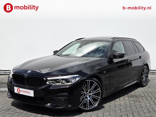 BMW 5-SERIE Touring 530i High Executive M-Sport 'Almadinbraun' Head-Up Trekhaak NL Auto! | Panoramadak | Achteruitrijcamera | Comfortstoelen | Stoelverwarming