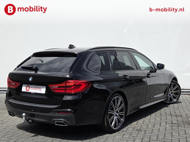 BMW 5-SERIE Touring 530i High Executive M-Sport 'Almadinbraun' Head-Up Trekhaak NL Auto! | Panoramadak | Achteruitrijcamera | Comfortstoelen | Stoelverwarming