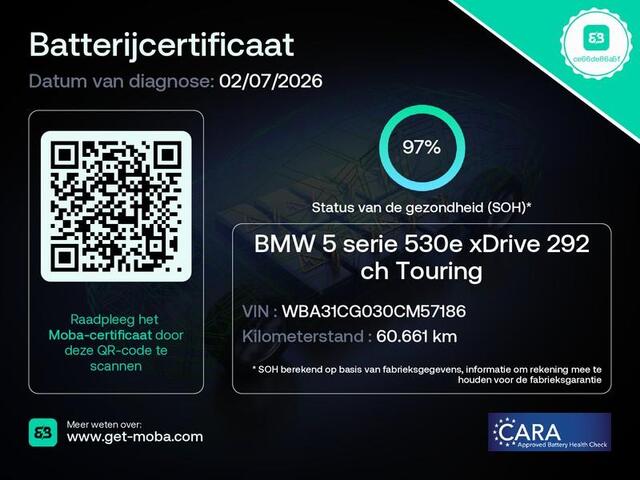 BMW 5-SERIE Touring 530e xDrive Bus Ed. Plus |Pano|H/K|4W Steering|CoPilot|HUD|Laser