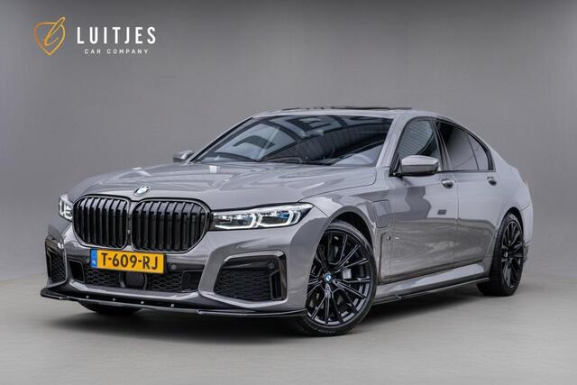 BMW 7-SERIE 745e M-Sport I Laser I Panorama I H&K I Individual I Dravitgrau I HuD I 360° I Dealer-onderhouden