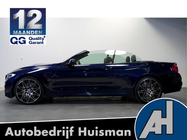 BMW M4 4-serie Cabrio Competition 353kW/480pk DCT7 NL-AUTO! HEAD-UP + CLIMA + CRUISE + VOLLEDIG AKRAPOVIC + STOEL-&STUURVERWARMING + FULL XPELL + ACTIVE LED KOPLAMPEN + HARMAN/KARDON + MERINO LEDER + CAMERA + ALARM + EL.CABRIOKAP + PARKSENSOREN + 20" LM-VELGEN!!