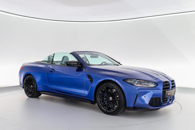 BMW M4 xDrive Competition Cabrio 510pk |dealer onderhouden|M-sport|M-sport stoelen|Laser LED|memory|360 camera|nekverwarming|sportuitlaat|HUD|blind spot|stoelventilatie + verwarming|