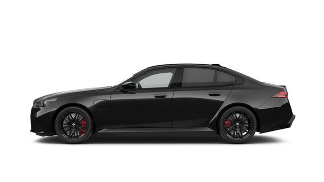 BMW M5 Limousine V8 M Hybrid, pano, B&W, 21", tr.haak, stl.ventilatie, memory, keyless, leder, privacy