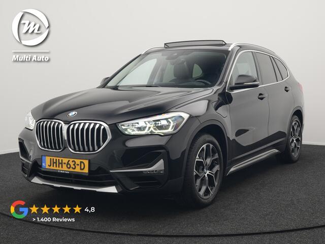 BMW X1 xDrive25e Sportline Plug In Hybrid 222pk Dealer O.H. PHEV | Trekhaak Afn. | Panodak | Head Up | Lederen Sportstoelen Verwarmd | LED Koplampen | Sfeerverlichting | Navigatie | Cruise Control | DAB |