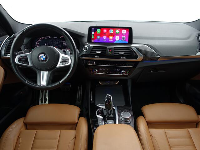 BMW X3 xDrive30e eDrive M Sport Edition Aut- Carbonafwerking, Sfeerverlichting, Panoramadak, Standkachel, Individual Sport Leder