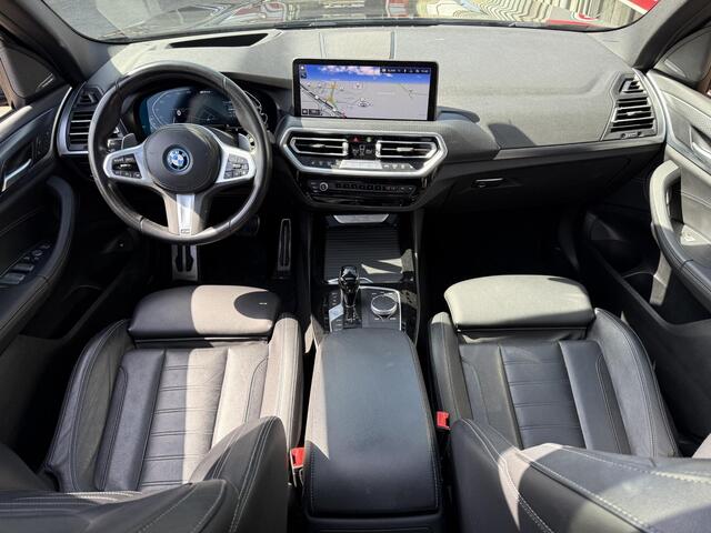 BMW X3 xDrive30e M Sport 20"/Panoramadak/Trekhaak/Leder + memory/360 camera/Harman Kardon/Keyless/Dodehoek/Head-up/Adaptief onderstel + Sport steering/Stoelverwarming/Alarm