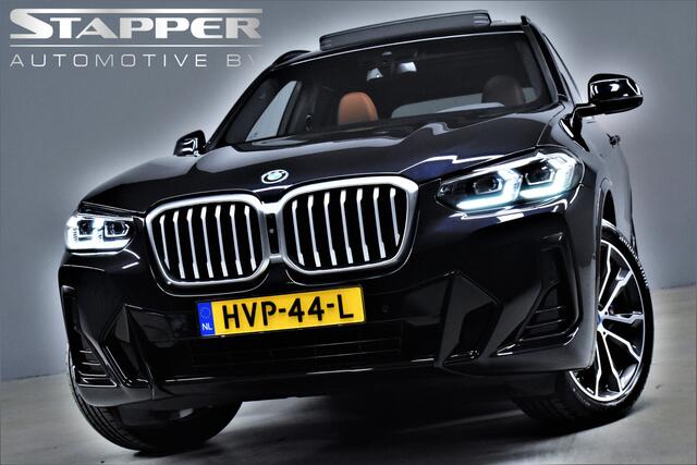 BMW X3 xDrive30e 292pk M-Sport Facelift Pano/Carplay/360Camera/Carbon/Memory/Navi/Led/Leer/Lmv20''