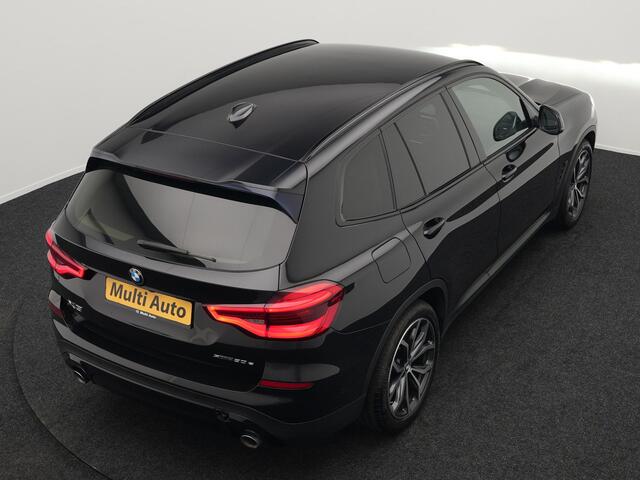 BMW X3 xDrive30e Sportline Plug In Hybrid 293pk Dealer O.H. PHEV | Lederen Sportstoelen Verwarmd | Trekhaak af Fabriek | L.M. 20" | Navigatie | Adaptive Cruise | Harman Kardon | 360 Camera | Head Up | Sfeerverlichting | Virtual |