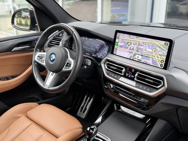 BMW X3 xDrive30e High Executive M-Sport|SOH91%|Pano|El. M-sportzetels|Trekhaak|HUD|HIFI