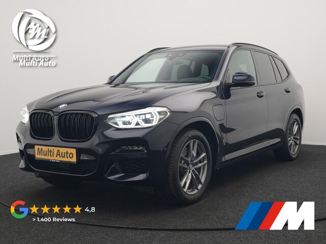 BMW X3 xDrive30e M Sport Plug In Hybrid 293pk Dealer O.H. PHEV | Trekhaak Af Fabriek | Adaptive Cruise | Head Up | 360 Camera | Harman/Kardon | Adaptief Onderstel | Lederen Sportstoelen Memory & Verwarmd | Sfeerverlichting | Keyless | Blis |