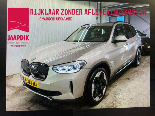 BMW X3 iX3 BWJ 2021 80 KWh High Executive 286 PK PANODAK | FULL LED | LEDER | STOELVERW. | ADAPTIVE CRUISE | CAMERA | HARMAN&KARDON | HEAD-UP DISPLAY | ELEKR. STOELEN | CARPLAY + ANDROID | NAVI | CLIMA | LMV