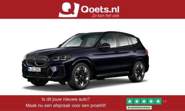 BMW X3 iX3 High Executive 80 kWh Sportstoelen - Elektrisch verwarmde voorstoelen - Getinte/Geluiddempende ruiten - Comfort Access - Driving Assistant Professional - Head up - Harman Kardon - Active Guard -