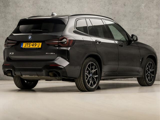 BMW X3 xDrive30e M Sport High Executive 293Pk Automaat (PANORAMADAK, M PAKKET, HEAD-UP DISPLAY, MEMORY SEATS, LEDER, 360 CAMERA, ELEKTRISCHE ACHTERKLEP, APPLE CARPLAY, NIEUWSTAAT)