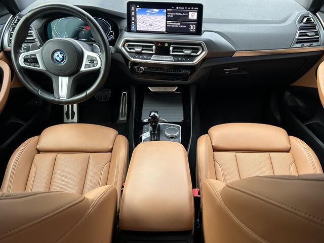 BMW X3 xDrive30e High Executive M Sport /Apple & Android Carplay/Achteruitrijcamera/Parkeersensoren/Sportstoelen + Sportstuur/lederClimate V+A/Keyless (MET GARANTIE*)