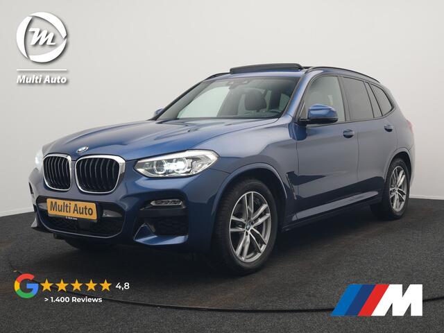 BMW X3 xDrive20i M Sport Shadow 184pk Dealer O.H | Trekhaak af Fabriek | Panodak | Adaptive Cruise | Sportstoelen Memory | Harman Kardon | Head Up | 19"L.M | BLIS |