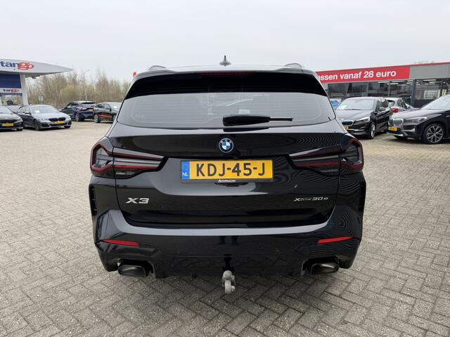 BMW X3 xDrive30e High Executive M Sport LED Trekhaak 21 Inch Leder Carplay Stuurwielverwarming ACC