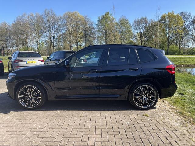 BMW X3 xDrive30e M Sport Plug-in Hybrid 292pk | VOL! | Panormamadak | Adaptive cruise | Trekhaak | M-pakket | Sportstoelen | 21 inch | Head-up Display | Memory seats | Harman Kardon | 360 graden camera | Keyless | Stoelverwarming | Adaptief deming systeem | Draa