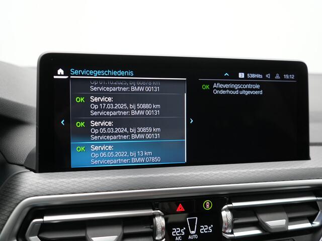 BMW X3 xDrive30e M Sport PHEV 293pk Dealer O.H. | Head Up | Laser LED | 360 Camera | Lederen Sportstoelen Verwarmd | Keyless | Blis | Apple Carplay | Hifi Audio | Sfeerverlichting | Navigatie | DAB | Cruise Control | 20"L.M | Plug In Hybrid |