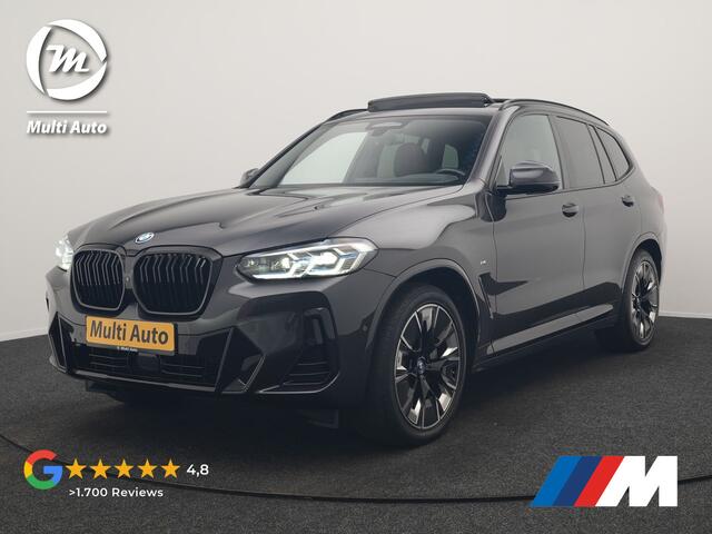 BMW X3 iX3 M Sport 80 kWh 286pk Dealer O.H | Trekhaak Af Fabriek | Panodak | Laser LED | Head Up | Adaptive Cruise | 360 Camera | Lederen Sportstoelen Memory & Verwarmd | Harman / Kardon | Pilot Assist | Keyless | Blis | Apple Carplay | Navigatie | Virtual | DAB